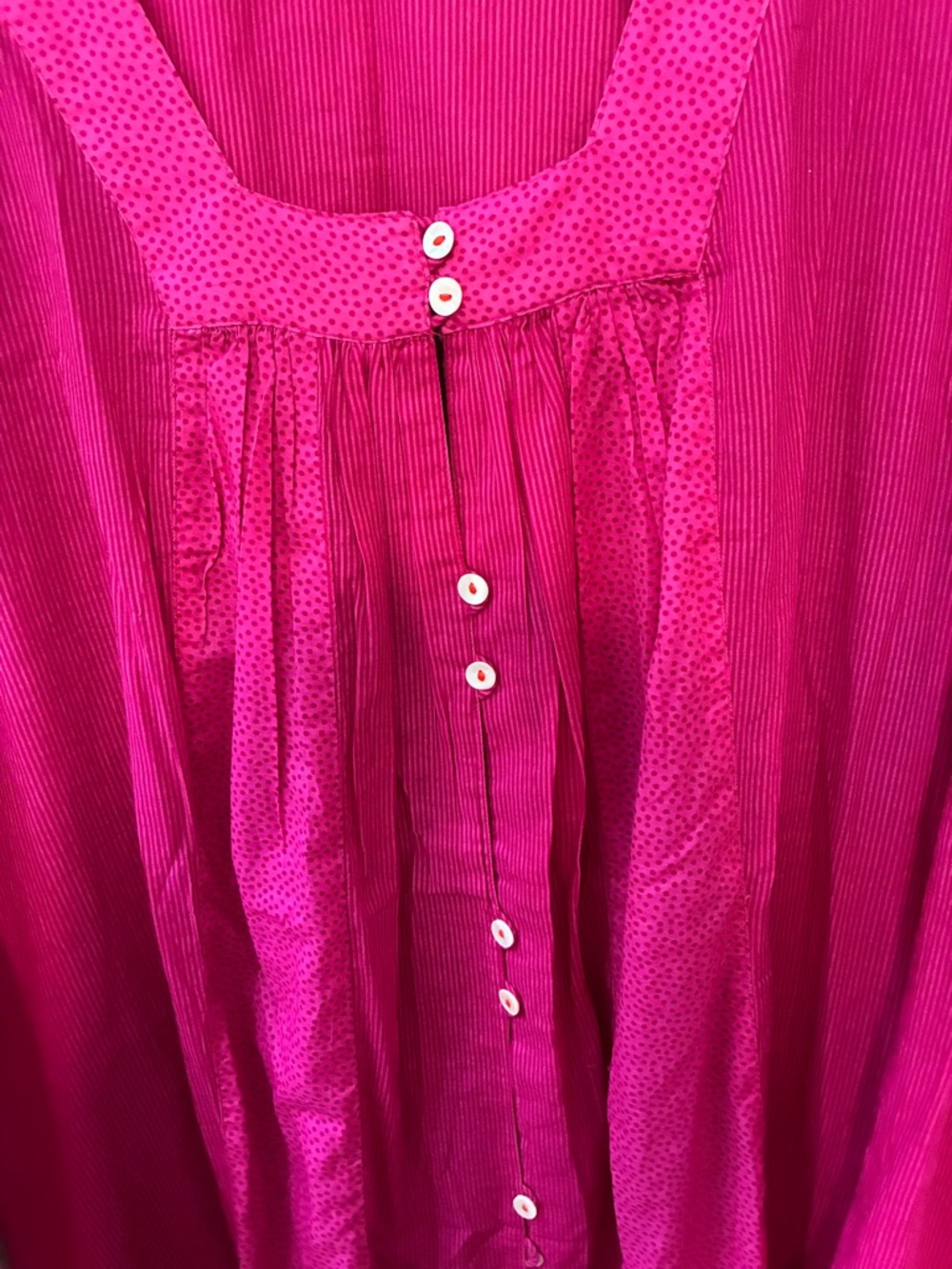 GUDRUN SJODEN NWOT Sjoden Fuchsia Tunic Dress Organic ethically made! - Picture 4 of 12